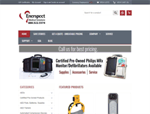 Tablet Screenshot of enerspect.com